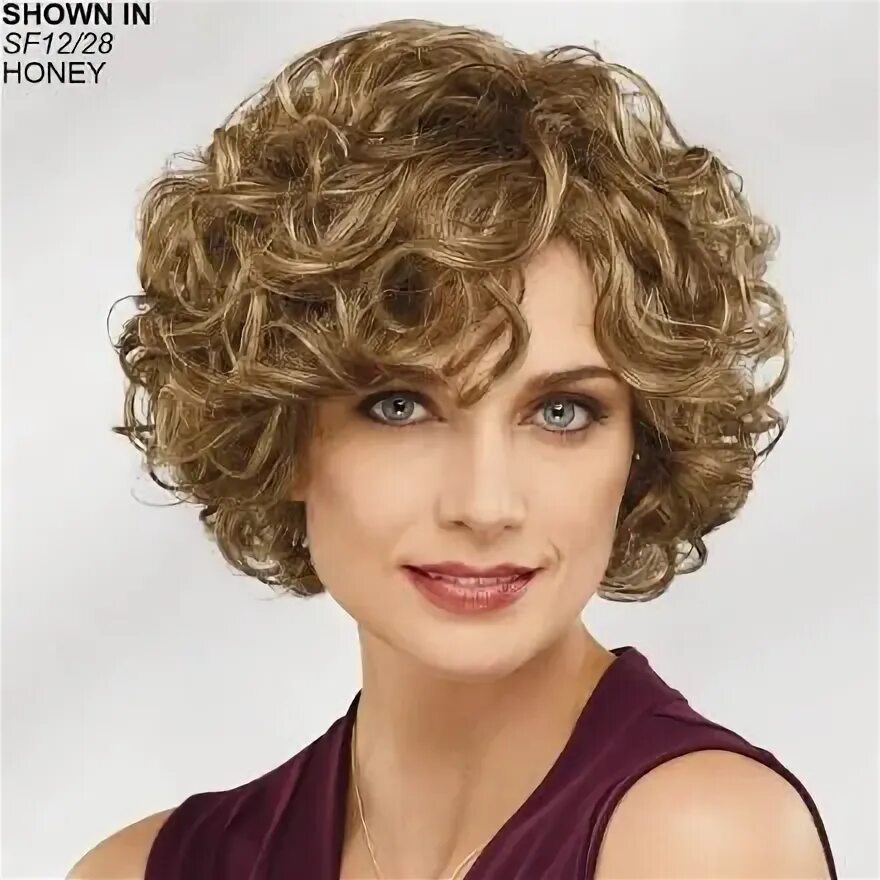 Прически на средние вьющиеся волосы для женщин Curly Wigs Curly Hairstyles Curly Haircuts for women Curly hair styles, Curly ha