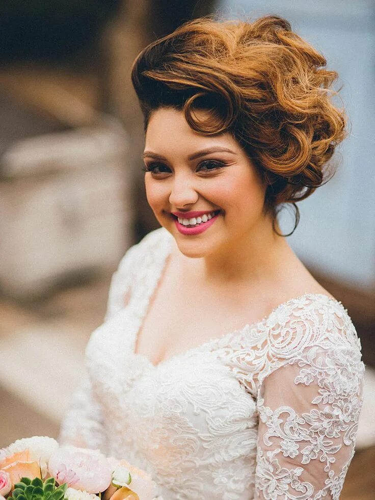 Прически на свадьбу для полных женщин 29 Vintage Wedding Hairstyles That Will Take You Back in Time Retro wedding hair