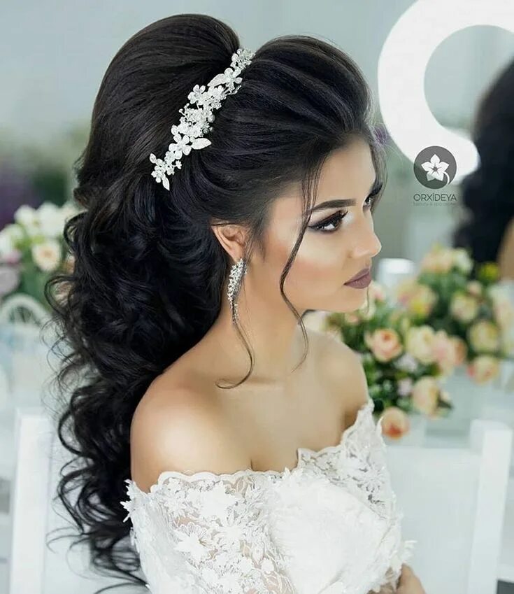 Прически на свадьбу на длинные Pin on Acconciature Bride hairstyles, Bridal hairdo, Wedding hairstyles for long