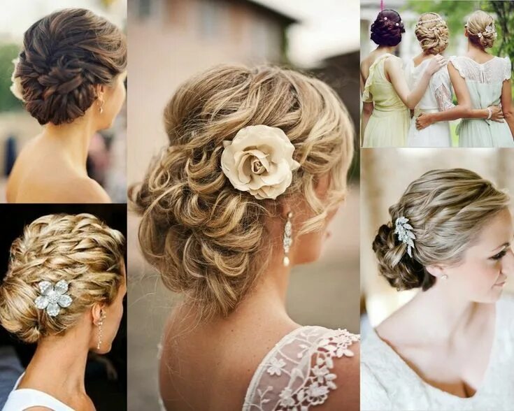 Прически на свадьбу на средние фото Pin on Wedding Short wedding hair, Wedding hairstyles, Short hair updo