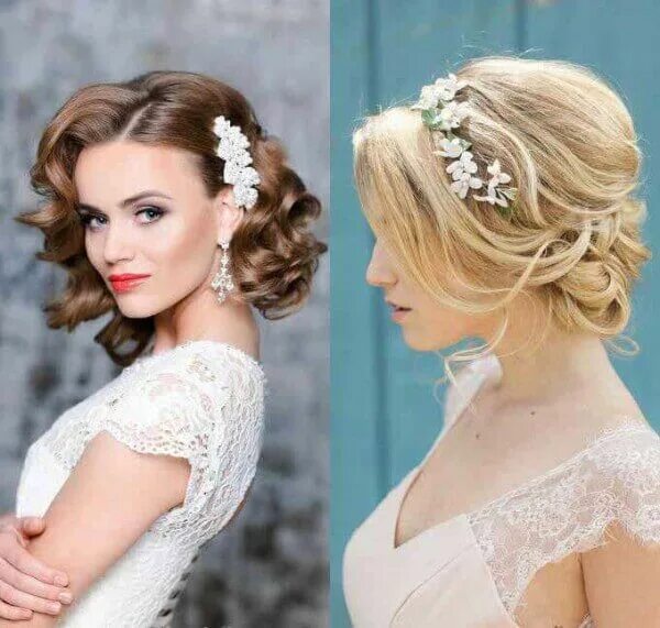 Прически на свадьбу на среднюю длину Trending Bridal Hairstyles For Long & Short Hairs - K4 Fashion Long hair wedding