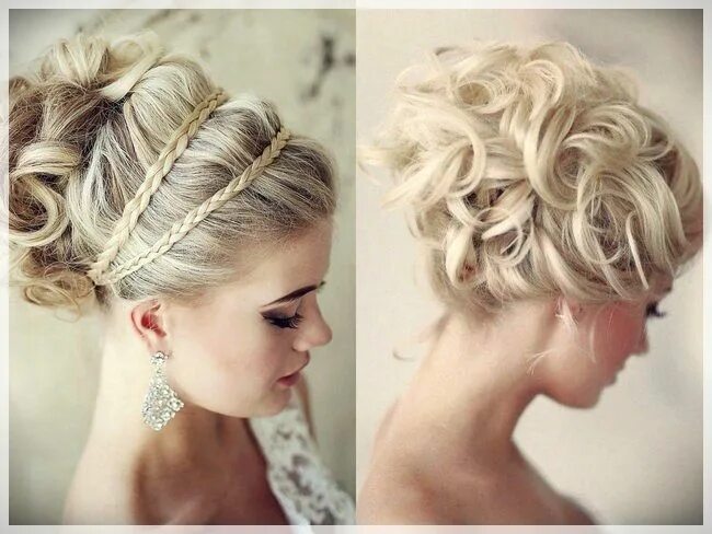 Прически на торжество на средние Party hairstyles 2019: trends and photos Party hairstyles, Curly hair styles nat