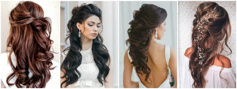 Прически на торжество распущенные средние волосы 10 Best Wedding Hairstyles That Will Leave a Lasting Impression