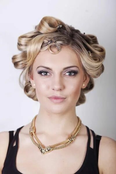 Прически на вечеринки фото Great Gatsby make up tutorial