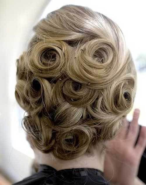 Прически на юбилей фото Beautiful bride updos for long hair Pin curls short hair, How to curl short hair