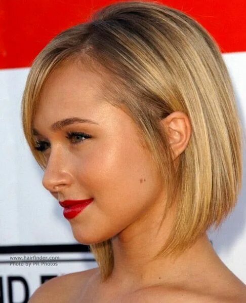 Прически на жидкие тонкие волосы средней длины Popular Haircuts for Spring 2015 Bob hairstyles, Angled bob hairstyles, Medium h