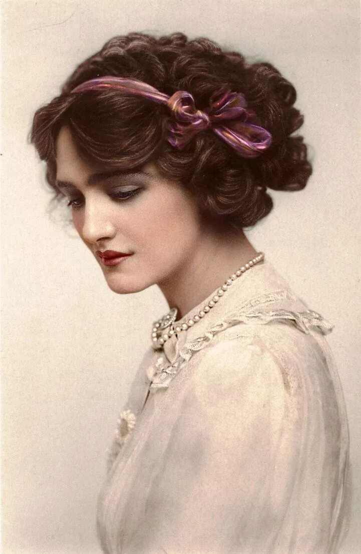 Прически начала 20 века женские как сделать Lily Elsie by klimbims on deviantART Edwardian hairstyles, Lily elsie, Vintage h