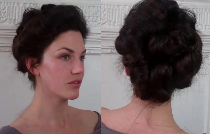 Прически начала Pomp w/puffs Edwardian hairstyles, Long hair styles, 1800s hairstyles