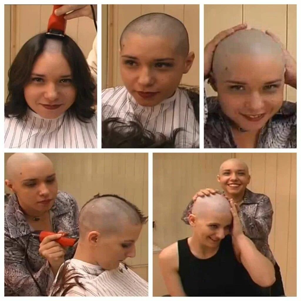 Прически налысо женское Pin on Head shave and Buzz cuts Bald girl, Girls short haircuts, Bald women