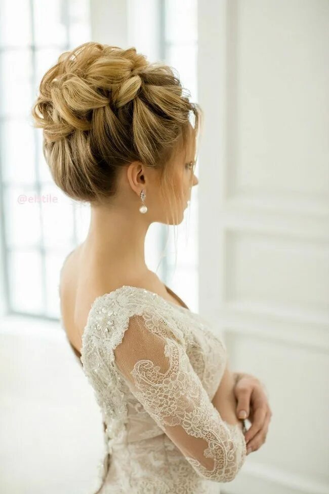 Прически наверх на длинные Красивые свадебные прически на длинные волосы Wedding hair and makeup, Unique we