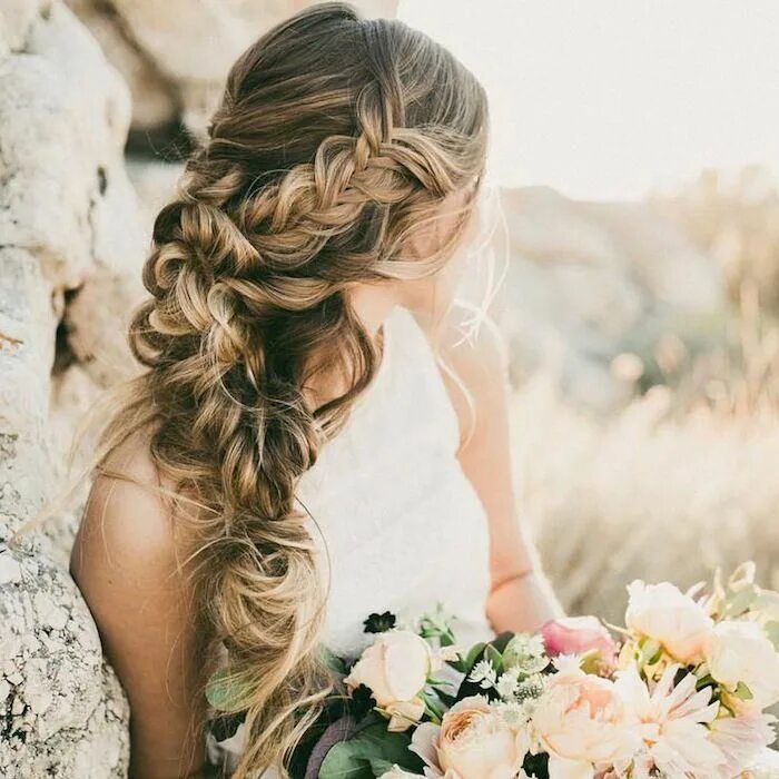 Прически невесты на длинных волосах These pretty wedding hairstyles form Hair & Makeup by Steph are all we could . P