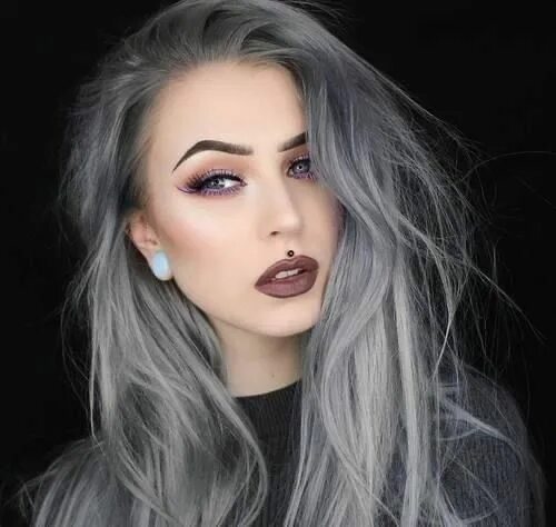 Прически пепельные женские Pin on Peluquería Grey hair wig, Silver hair color, Hair highlights