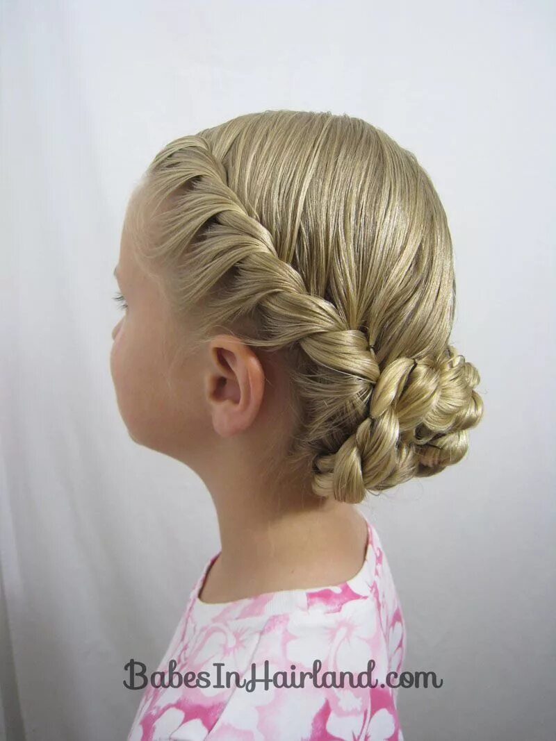 Прически плетение на длинные для девочки 10 Updo's for Any Occasion - Babes In Hairland Flower girl hairstyles, Hair styl