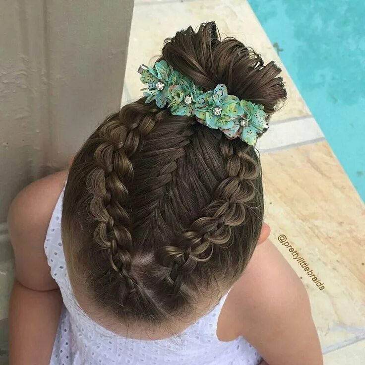 Прически плетение на длинные для девочки Pin by Thyssen Inessa on braids Girl hair dos, Flower girl hairstyles, Girly hai