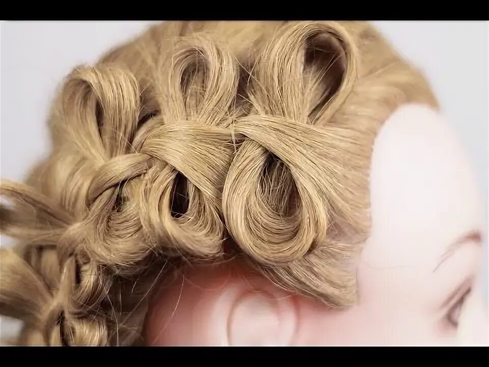 Прически плетений фото Bow Braid Hairstyle. Плетение косичек бантиками - YouTube Cabelo