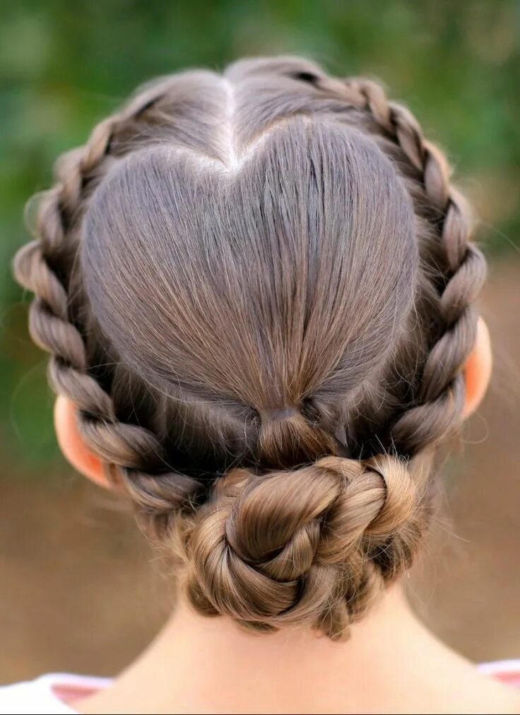 Прически плетения для девочки 17 adorable heart hairstyles - cute hairstyles for kids you will LOVE! - 17 deli