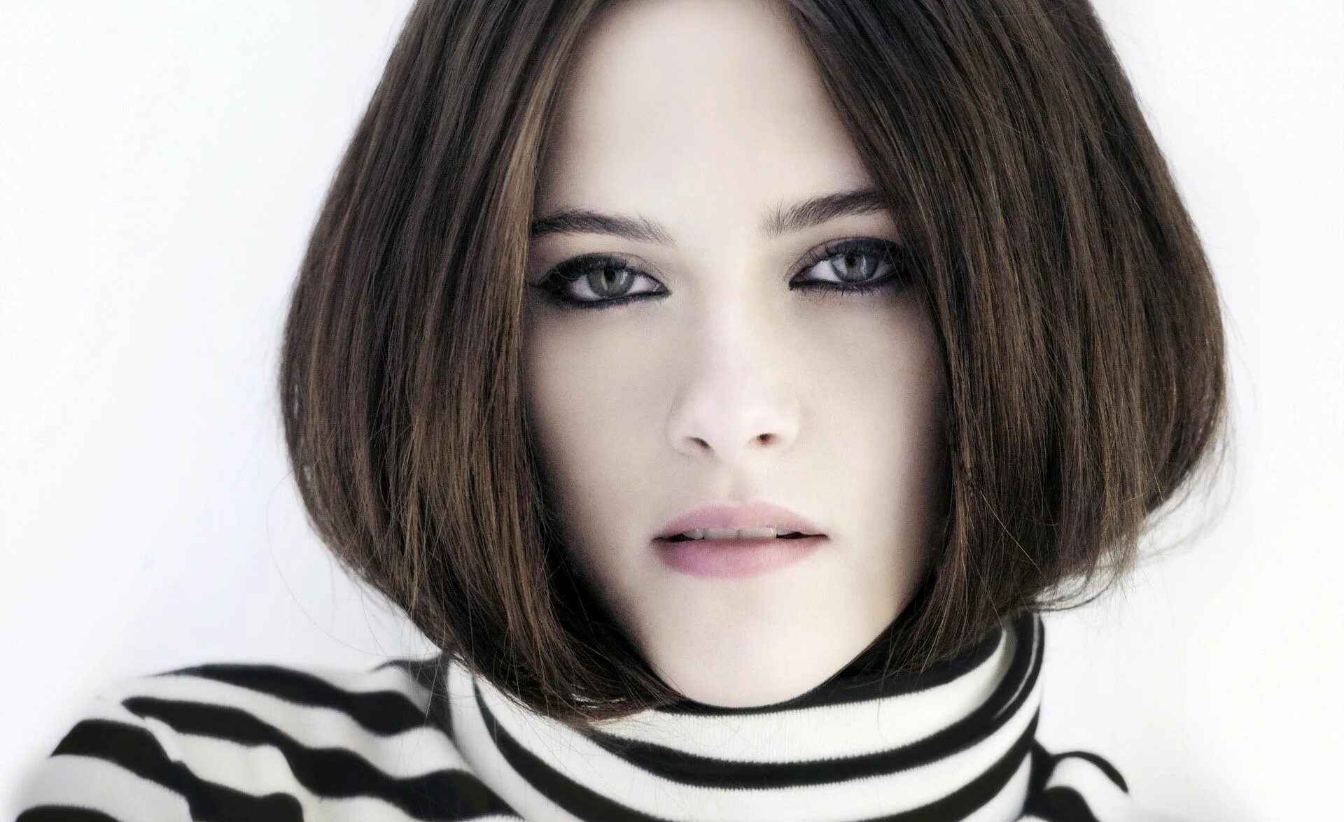 Прически под каре для девушек Kristen Stewart HQ Wallpapers Smash Materials Short hair color, Brown hair color