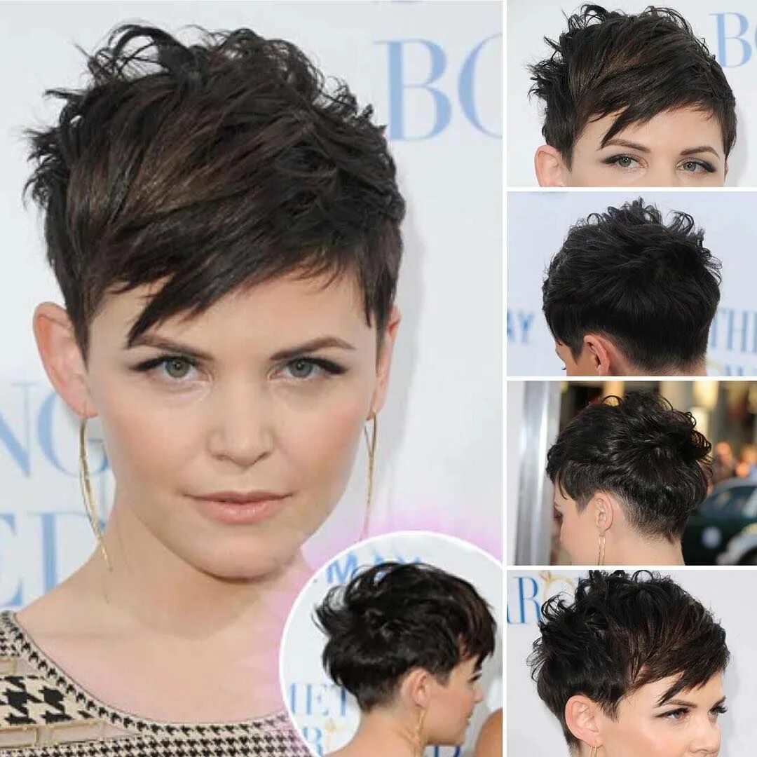 Прически под короткую стрижку Okay. I love this version of Ginnifer Goodwin's pixie. Wonder if I can keep the 