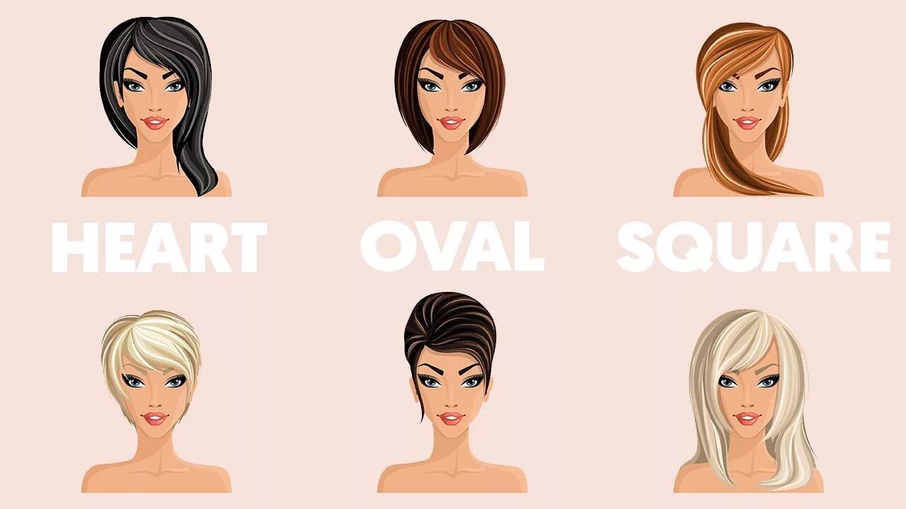 Прически под лицо Choosing the Hairstyle that Matches Your Face Shape! - YouTube