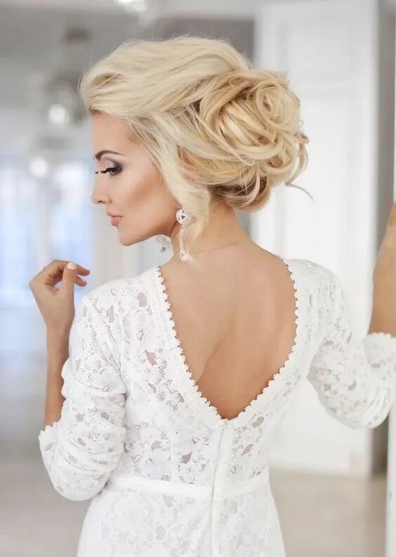 Hairstyles on OneWed Hairdo wedding, Wedding dress cap sleeves, Wedding hair and