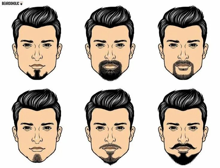 Прически подходящие круглому лицу мужские 37 Goatee Styles: How to Grow & Trim (Definitive Guide) Styles de barbe, Types d