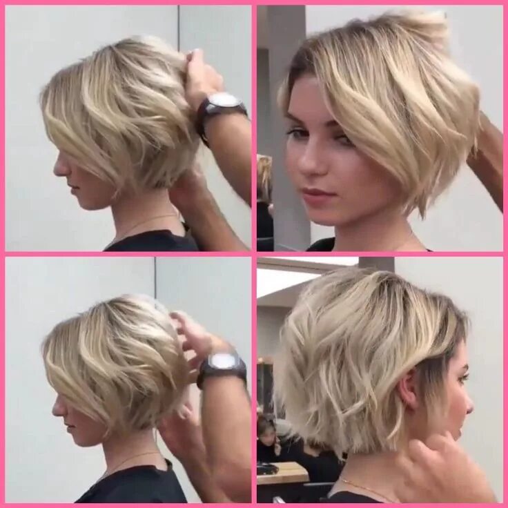 Прически похожие на каре crochetingneedles.com Short hairstyles for thick hair, Short hair cuts for women