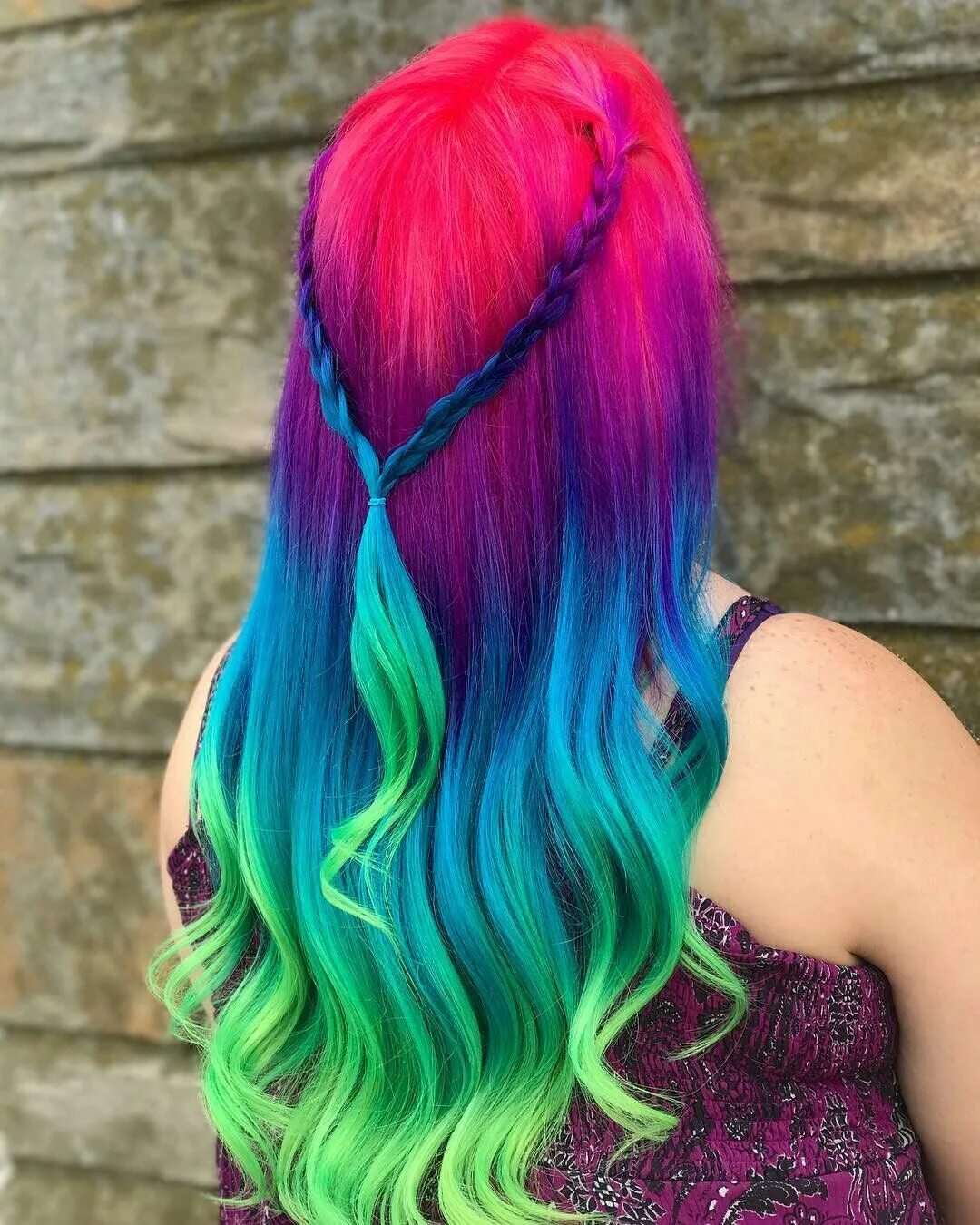 Прически покрашенные волосы Pin on Pa-Shay in 2024 Mermaid hair color, Pulp riot hair color, Rainbow hair co