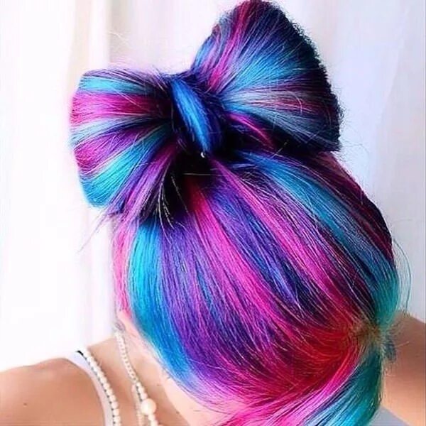 Прически покрашенные волосы 44 Incredible Blue and Purple Hair Ideas That Will Blow Your Mind Cool hair colo