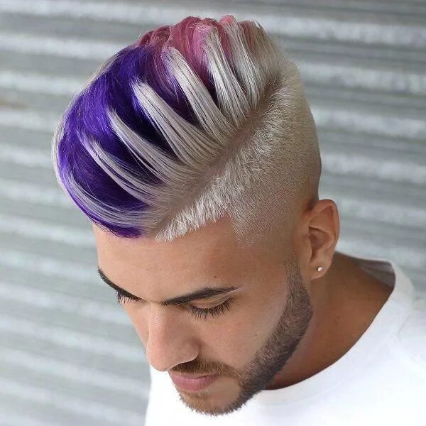 Прически покраска фото 40 Hair Styles for Men Art and Design Mens hair colour, Cool hair color, Men hai