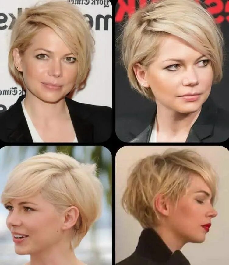 Прически после короткой стрижки Michelle Williams Long Pixie Cut Long pixie hairstyles, Longer pixie haircut, Sh