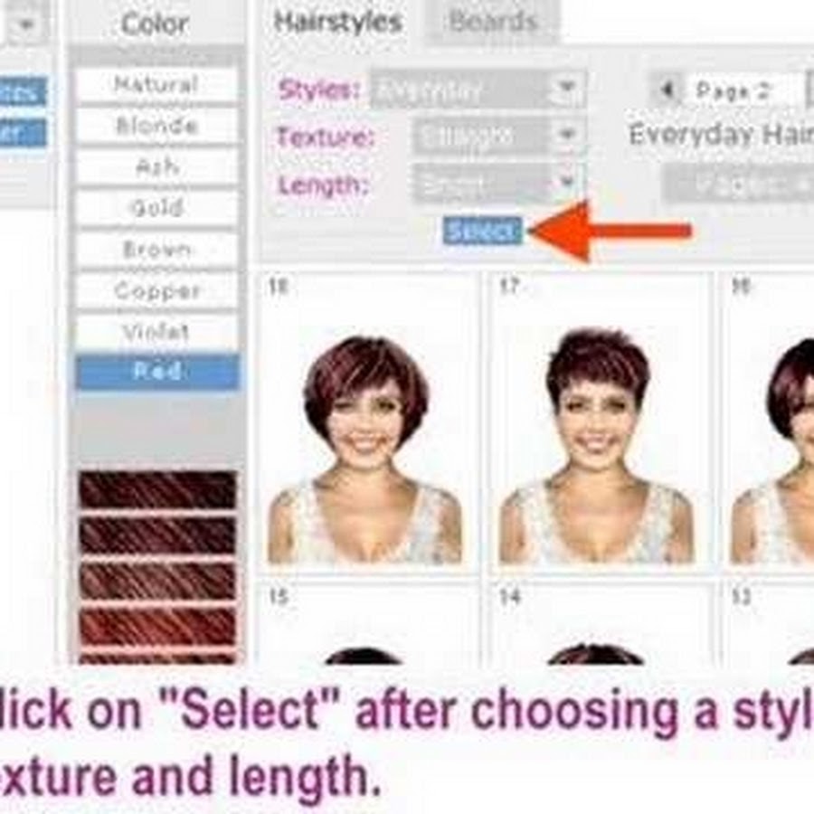 Прически примерить онлайн женские hairfinder2 - YouTube