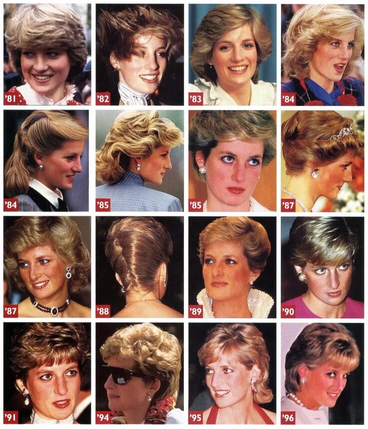 Прически принцессы дианы фото Pin on Princess Diana Princess diana hair, Princess diana family, Princess diana