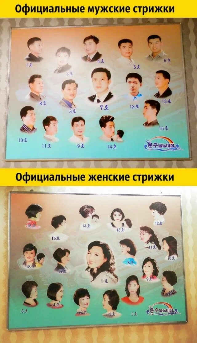 North Korean fashion women are 'encouraged' to choose from 18 officially sanctio