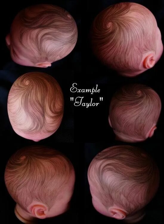 Прически реборнам с короткими волосами Pin on Pintado de un reborn Hair painting, Reborn dolls, Baby doll hair