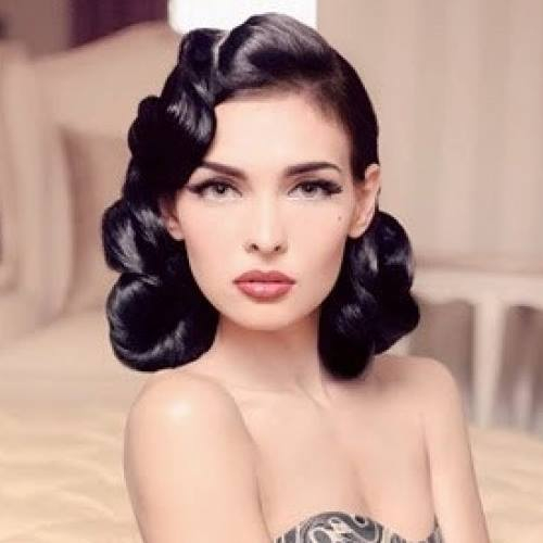 Прически ретро на средние add a caption #hairstyle vintage Glam hair, Cool hairstyles, Hair styles