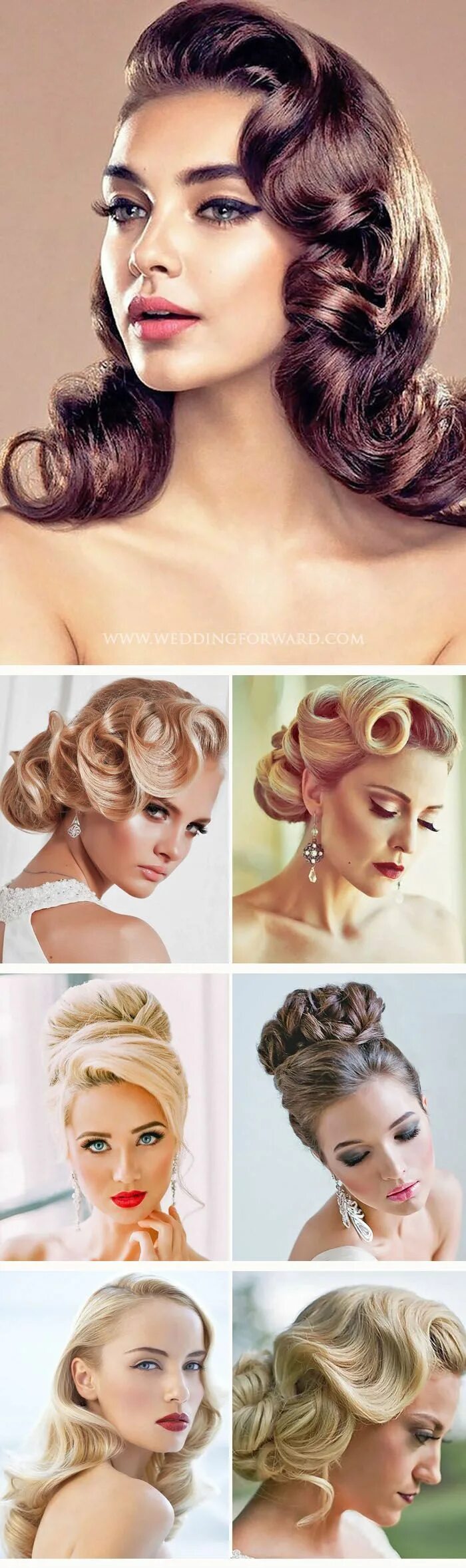 Прически ретро на средние Vintage Wedding Hairstyles: 30+ Best Looks & Expert Tips Vintage wedding hair, R