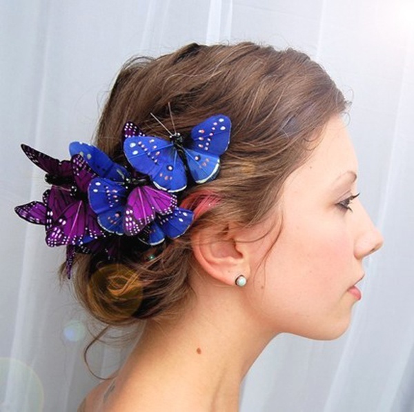 Прически с бабочками заколками для девочки Butterflies Butterfly hair, Butterfly hair accessories, Butterfly hairstyle