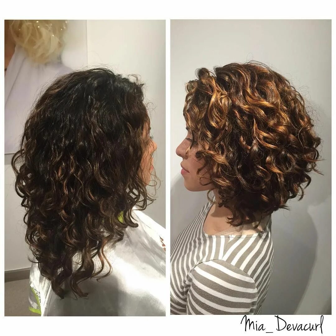 Прически с биозавивкой фото на средние волосы See this Instagram photo by @mia_devacurl * 142 likes Curly hair styles, Curly h