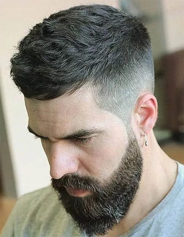 Прически с бородой 40 Trendy Caesar Haircuts for Men Recommended by Top Barbers Beard hairstyle, Me