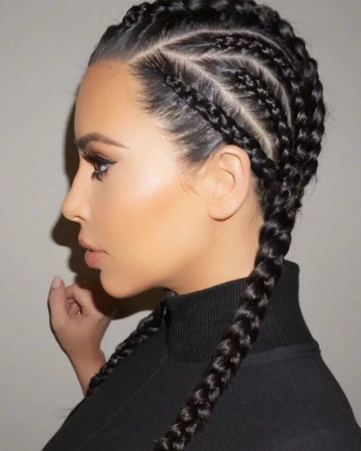 Прически с брейдами женские Pin on Black ** color Braids for long hair, Latest braided hairstyles, Box braid