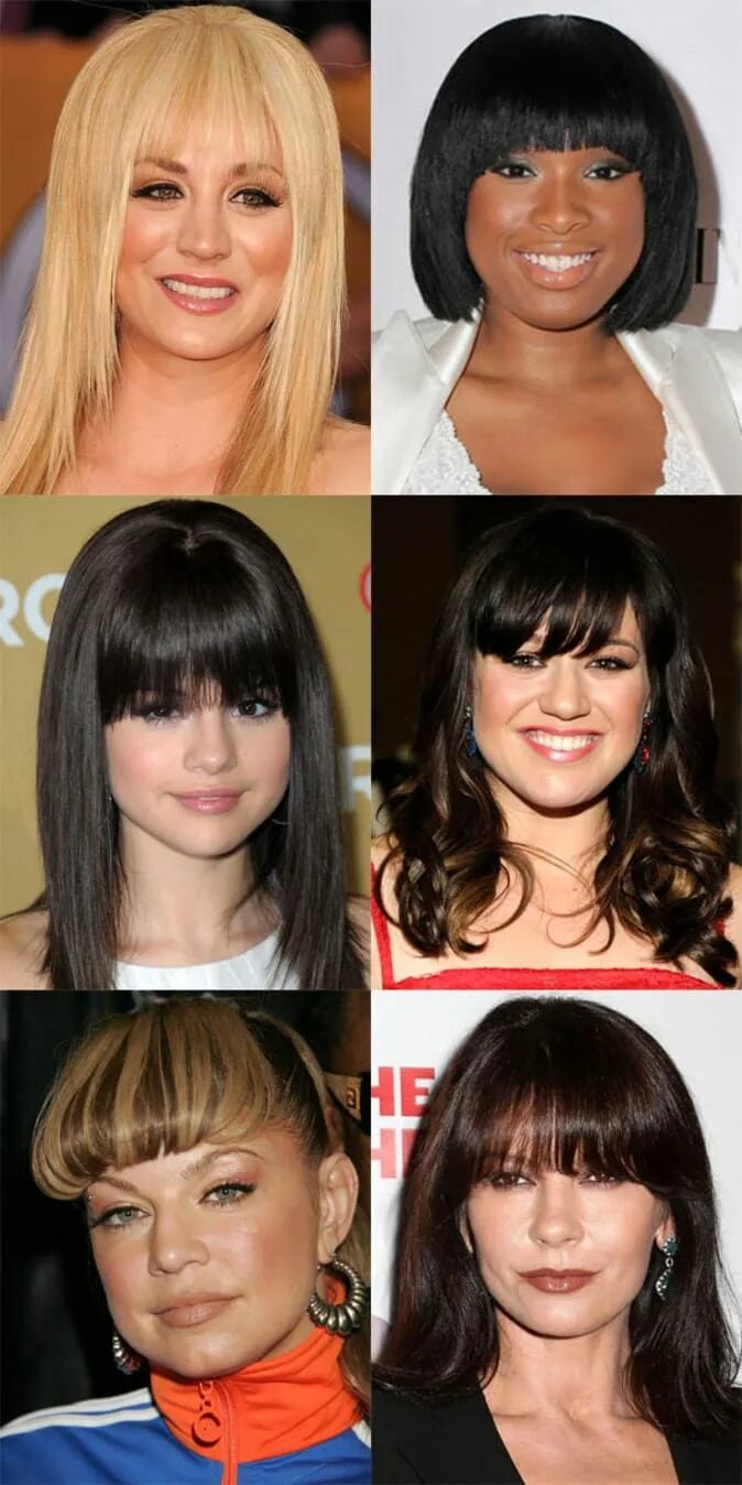 Прически с челкой для длинного лица The Best (and Worst) Bangs for Round Face Shapes Bangs for round face, Round fac