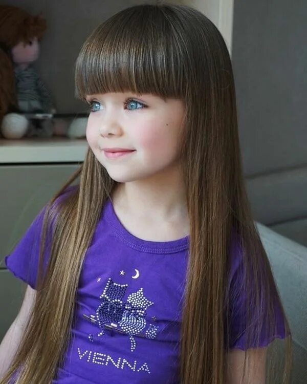 Прически с челкой для подростков девочек 10 Simple and Easy Girl Toddler Hairstyle