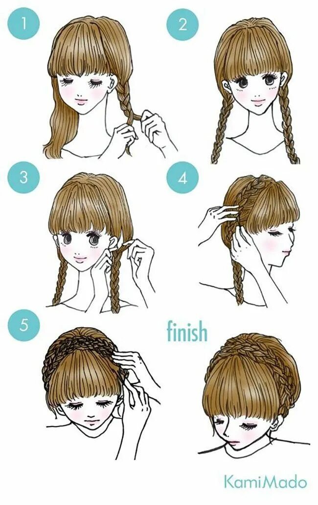 Прически с челкой на каждый день 65 Easy And Cute Hairstyles That Can Be Done In Just A Few Minutes Basit saç sti