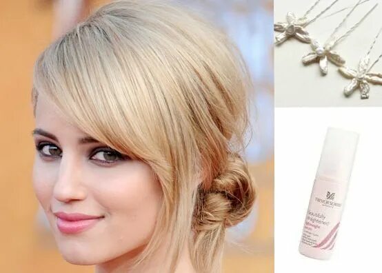 Прически с длинной челкой на средние Pin by Shawnee Lane on Hair Celebrity wedding hair, Cool blonde hair, Hair style