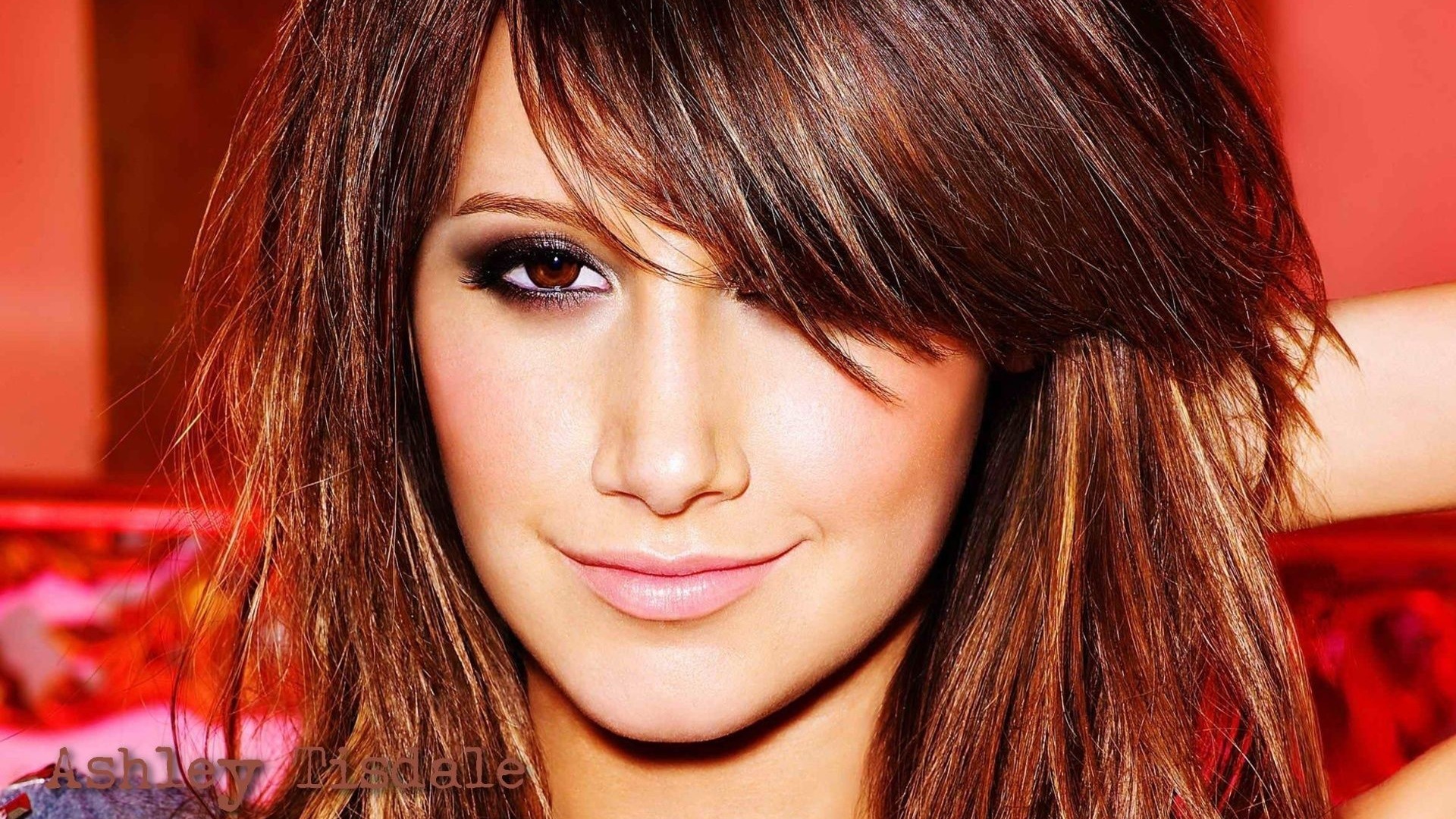 Прически с длинной челкой женские фото Ashley Tisdale beautiful wallpaper (1) #12 - 1920x1080 Wallpaper Download - Ashl