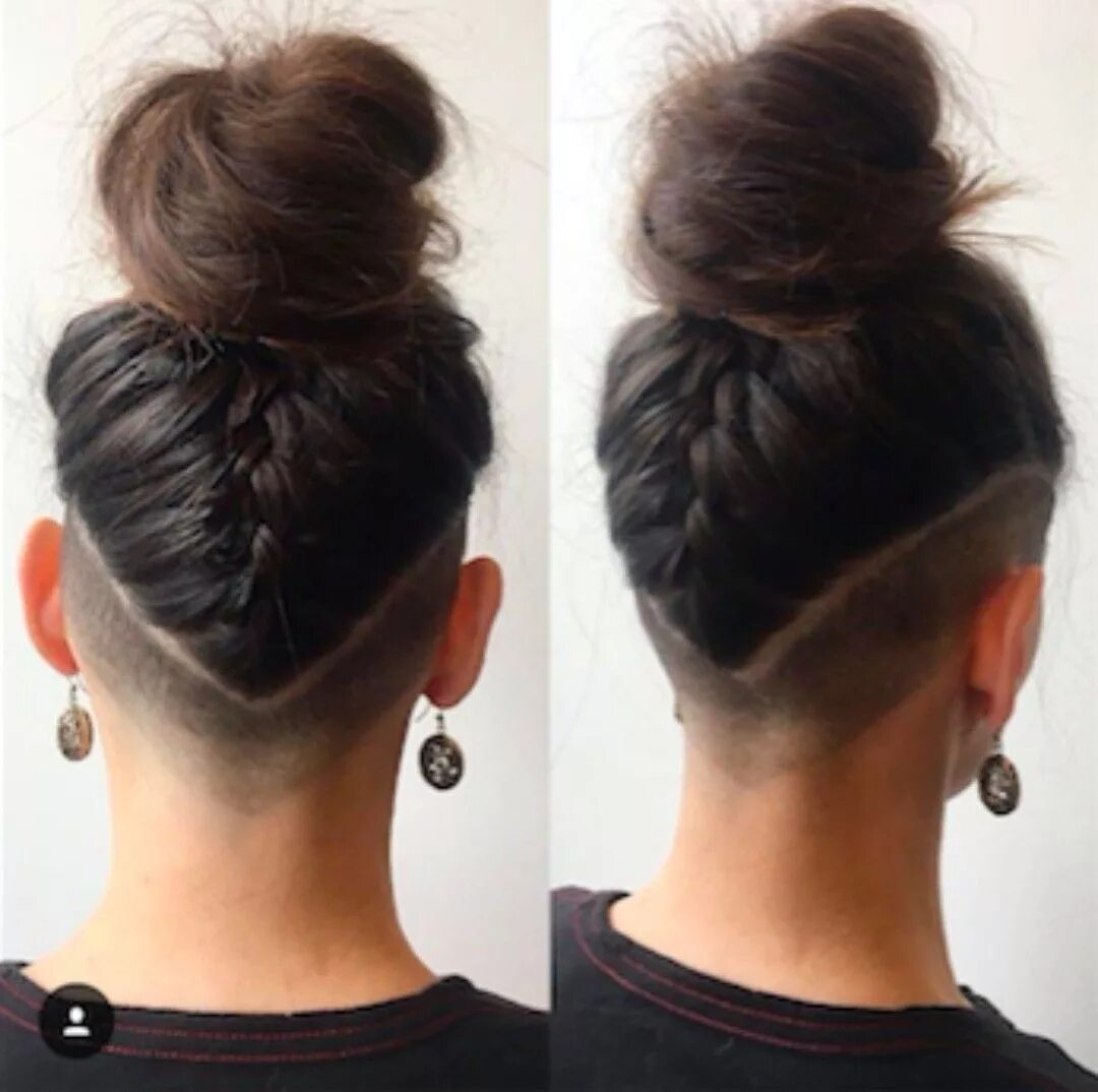 Прически с длинным затылком Pin by Nikki Boone on hair cuts Undercut long hair, Short hair undercut, Shaved 