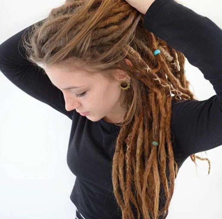 Прически с дредами женские Saved photos 981 photos Partial dreads, Dread hairstyles, Dreadlock hairstyles