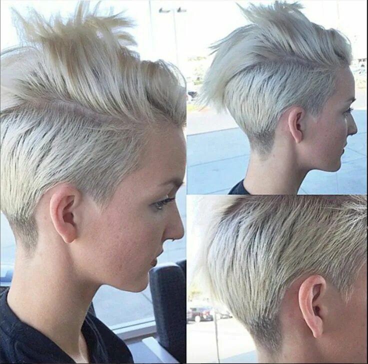 Прически с короткими висками и затылком https://instagram.com/nothingbutpixies/ Undercut hairstyles, Short hair styles, 