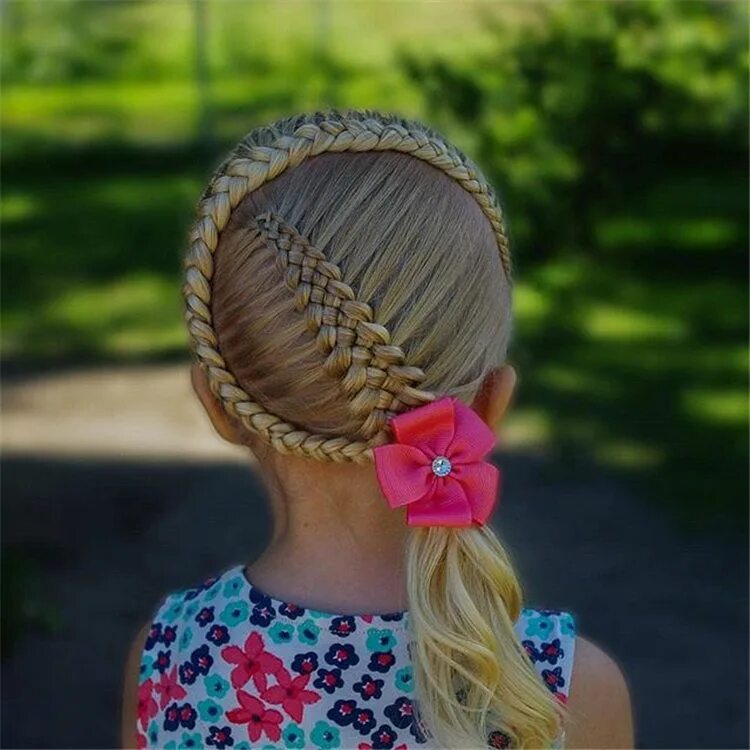 lace braid headband - Only add hair from the front to give the laced effect. 美