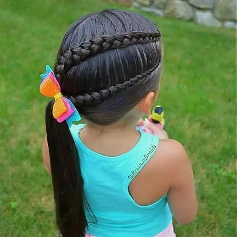 Прически с косичками для девочек Pin by Luisa Cruz on Peinados para princesitas (niñas) Little girl hairstyles, H